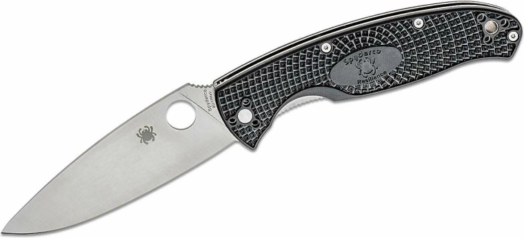 Spyderco Resilience Lightweight zárókés 10,7 cm, fekete FRN