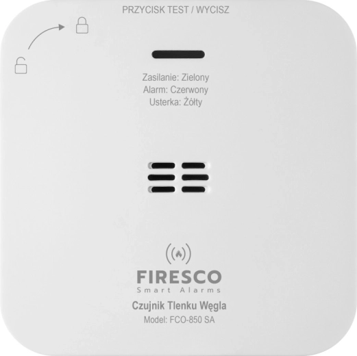 Firesco FCO-850 SA autonóm szén-monoxid-érzékelő (10 év élettartam)