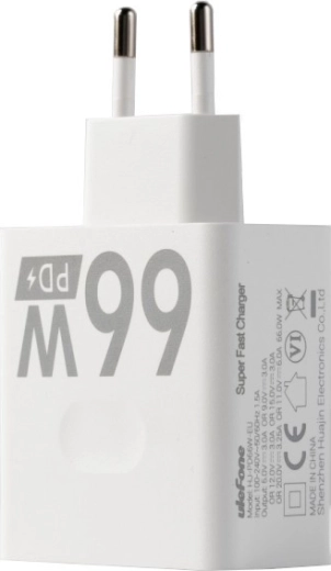 66 W-os gyorstöltő Ulefone-hoz és USB‑C eszközökhöz