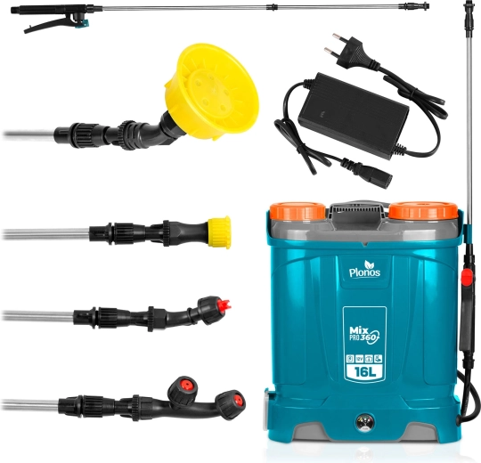 Akár 9 óra halk működés 12 V / 8 Ah akkumulátorral