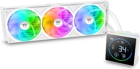 AIO 360 ARGB Snow vízhűtés LCD kijelzővel