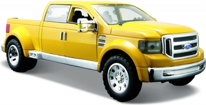 Ford Mighty F-350 Super Duty autómodell sárga, 1:31 méretarány