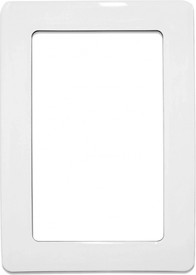 Mágneses öntapadós keret fehér 12,3x8,1 cm