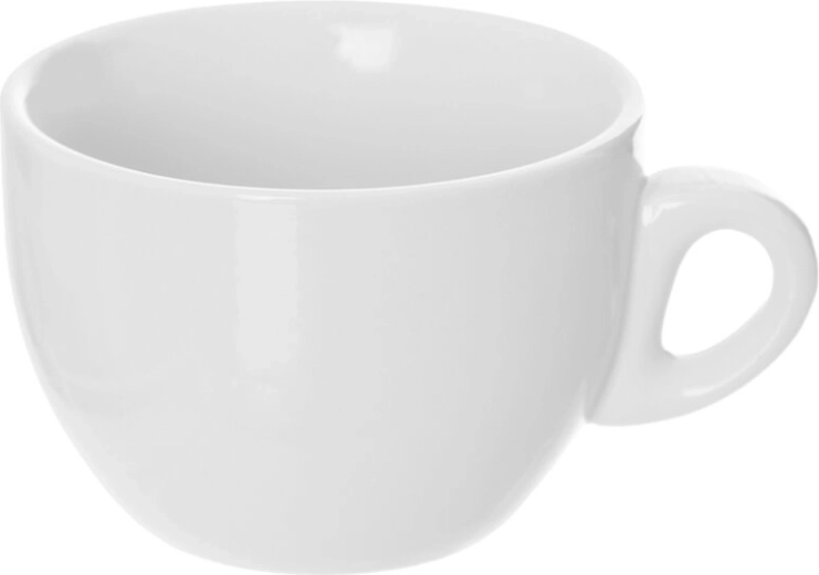 Mona porcelán csésze cappuccinóhoz, 0,21 l, fehér