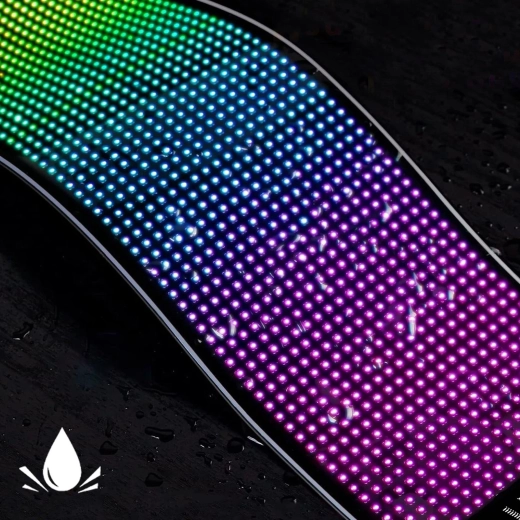 Rugalmas RGB LED-felület