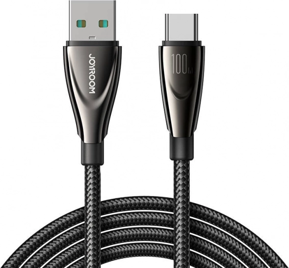 JOYROOM USB-A – USB-C kábel, 100 W, 1,2 m, fekete