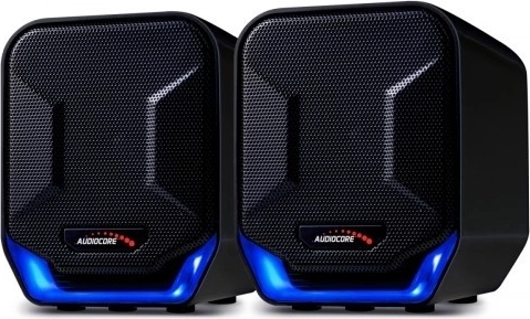Számítógépes hangszórók 6 W USB fekete‑kék