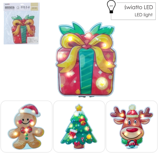 Meleg fehér LED-ek finom villogással