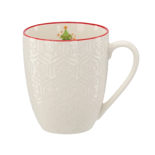 Stílusos domborítás és piros perem