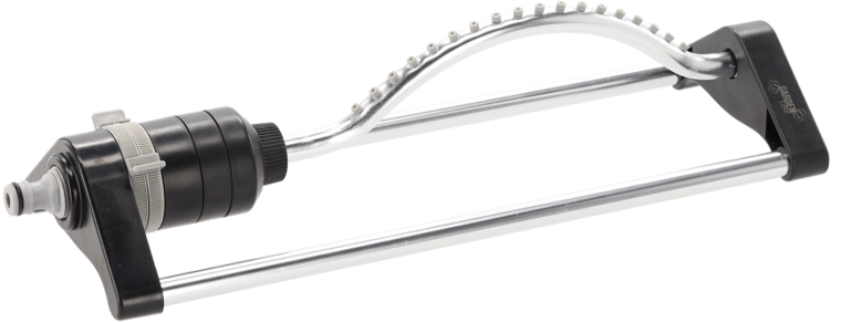 Kerti oszcilláló öntöző állítható hatótávolsággal