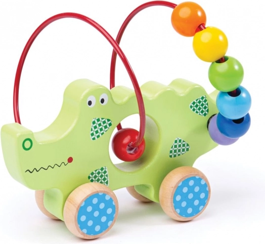 Gyermekeknek krokodil formájú motoros labirintus