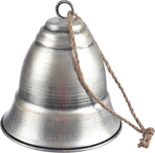 Függő fém csengő barna antik 19 cm