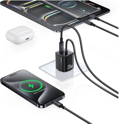 Töltsön két eszközt egyszerre (2× USB‑C)
