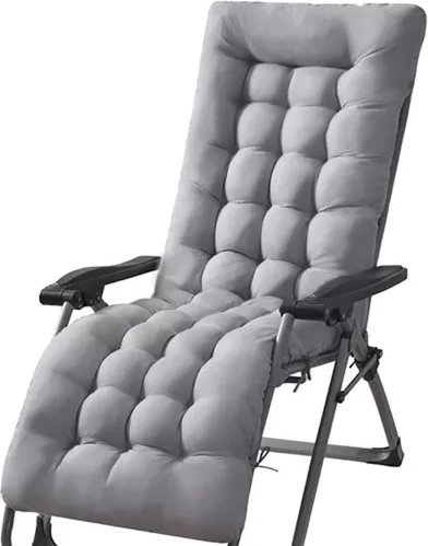 Szürke párna kerti nyugágyra