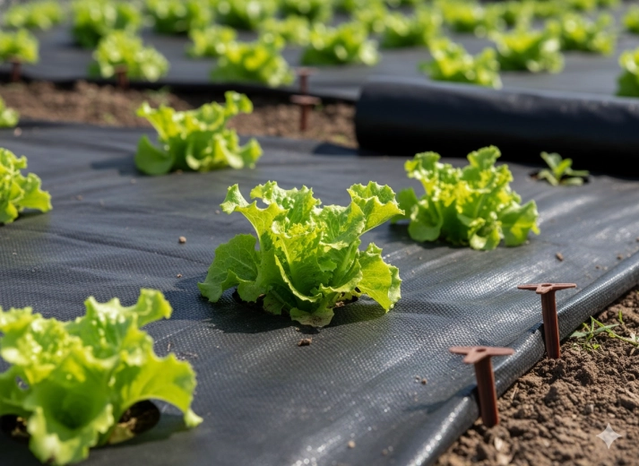 Tiszta ágyások gyomok nélkül