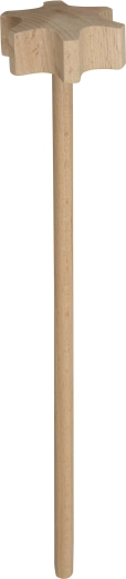 Fa habverő 30 cm – bükkfából