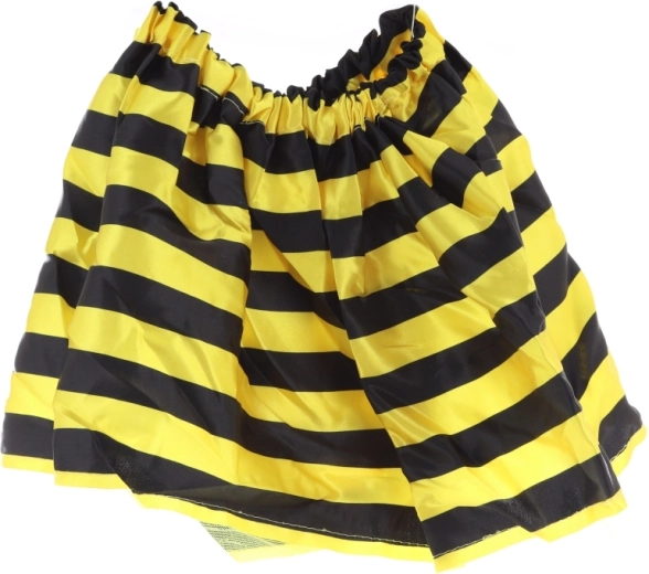 Csíkos szoknya rugalmas derékkal