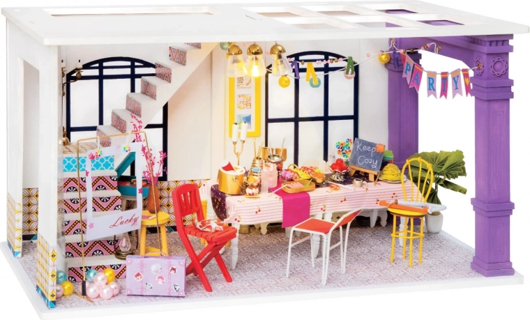 Rolife Party Étkező miniatűr babaház