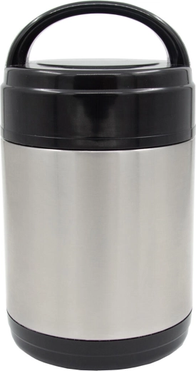 Rozsdamentes acél ételtermosz termo tokkal és tálkákkal, 1,0 l