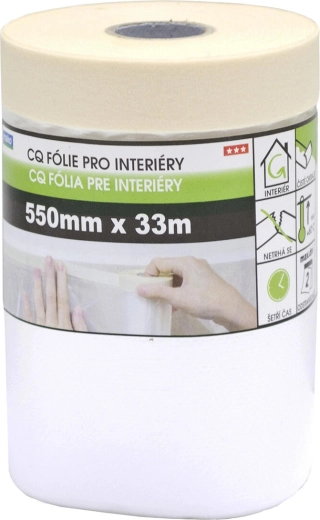 Beltéri takarószalag lefedő fóliával 55 cm × 33 m