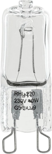 Retlux G9 40 W halogén izzó sütőbe