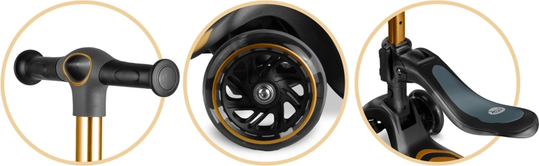 A gyerekkel együtt nő: állítható kormány és ülés