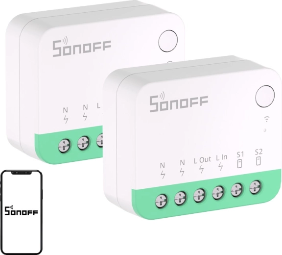Sonoff MINIR4M Extreme Matter Wi‑Fi kapcsoló (2 db)