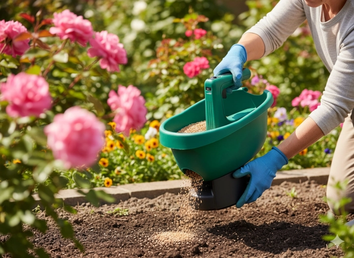 Gyors és kényelmes munka ágyásokon és gyepen is