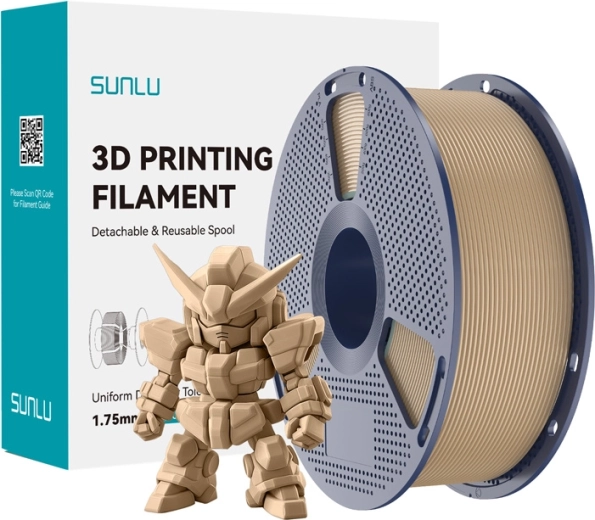 SUNLU PLA+ 2.0 filament 1,75 mm – tölgy