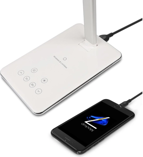 Qi vezeték nélküli töltés és USB-kimenet