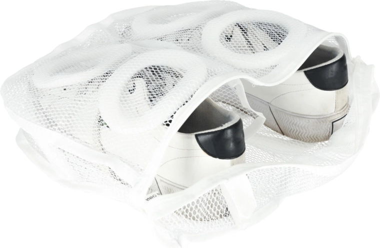 Cipőmosó hálós tasak cipzárral 28 × 27 cm