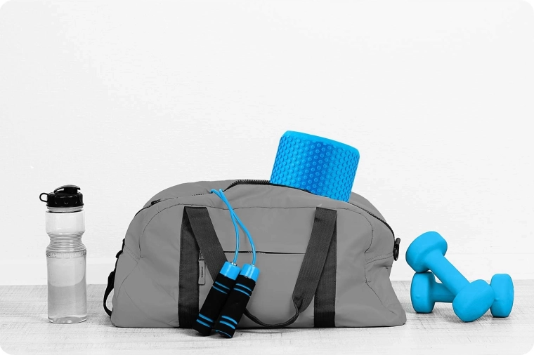 Kompakt méret utazáshoz és edzőterembe