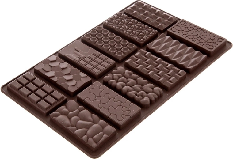 12 mini tábla különböző domborított mintákkal