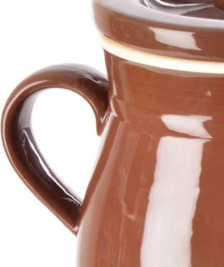 Stabil hőmérséklet és íz a mázas kerámiának köszönhetően