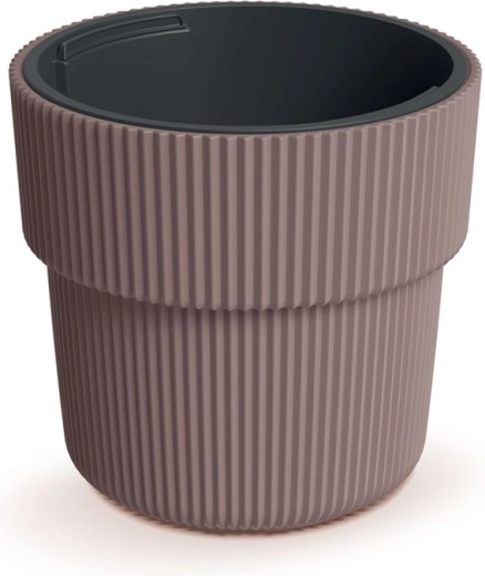 Milly virágcserép betéttel, 39 cm – marsala szín
