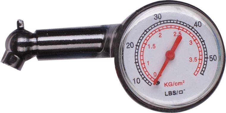 Guminyomás-mérő kettős skálával 0–3,9 bar / 0–55 psi