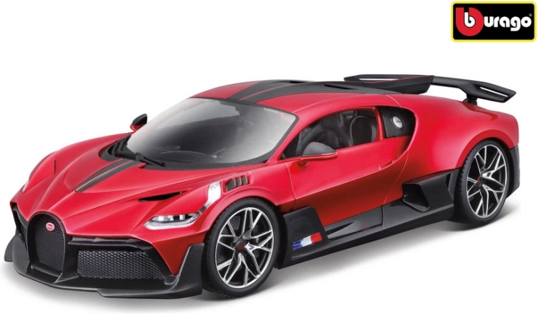 Bugatti Divo autómodell 1:18 méretarányban, metálpiros