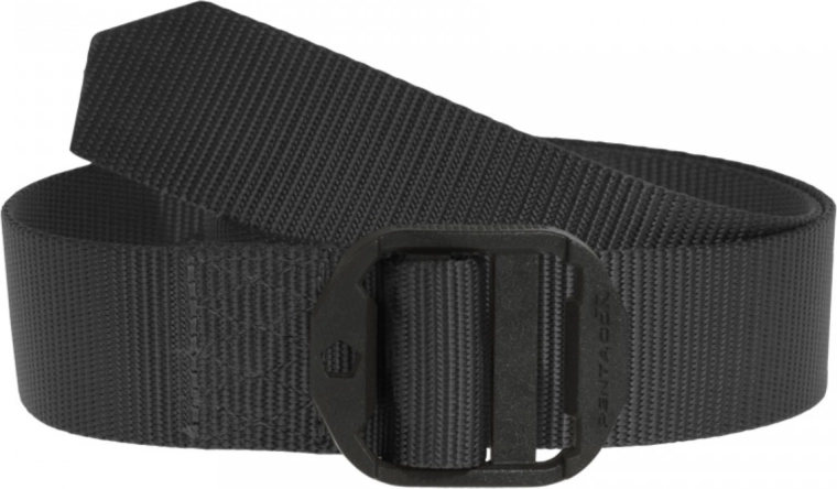 Pentagon Komvos Single nejlon öv 38 mm, fekete, L méret