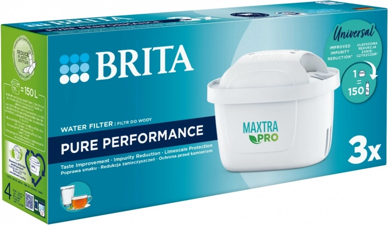 Cserélhető BRITA MAXTRA PRO Pure Performance szűrők – 3 db