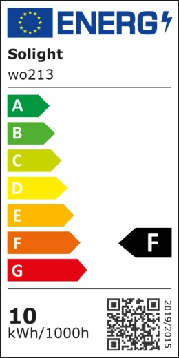 A termék energiacímkéje