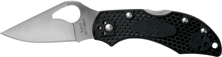 Byrd Robin 2 könnyű zsebkés 6,4 cm, fekete, FRN