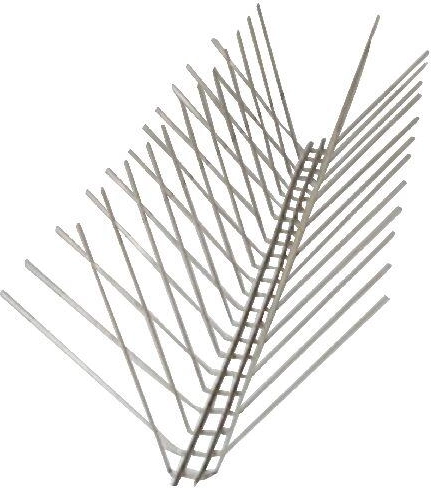 Rozsdamentes galambriasztó tüskék 50 × 10 cm, 40 tüske