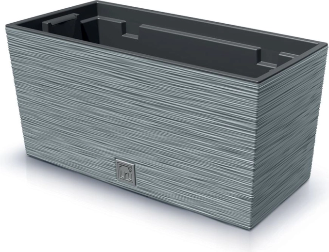 Furu Case műanyag virágláda 39,5 cm – beton szürke