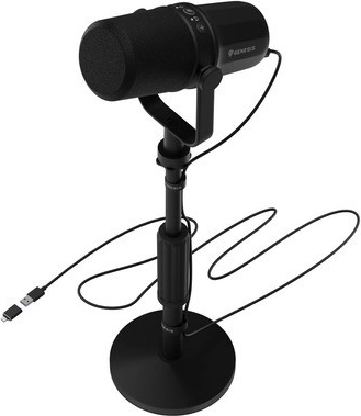 Genesis Radium 750D dinamikus gamer mikrofon USB/XLR csatlakozással, asztali állvánnyal