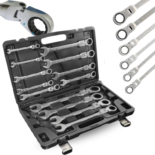 Flexibilis racsnis fejek a munkához szűk helyeken