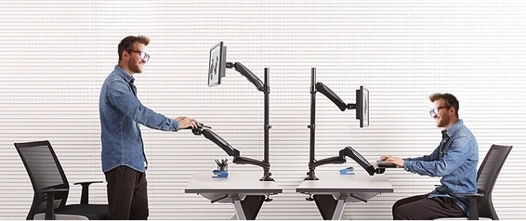 Ergonomikus munka ülő és álló helyzetben