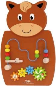 Fa Montessori aktivitástábla ló - VIGA