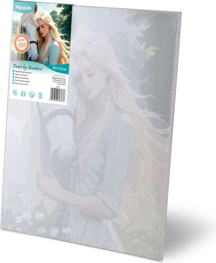 Előrenyomott vászon számozott zónákkal