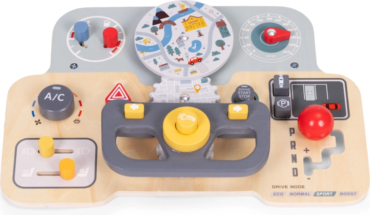 Élethű műszerfal szerepjátékhoz, sofőrként