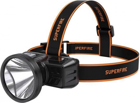 SUPERFIRE HL51 fejlámpa 160 lm micro USB-vel és 300 m hatótávval